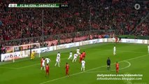 Xabi Alonso 1:0 | Bayern Munich v. Darmstadt 15.12.2015 DFB Pokal