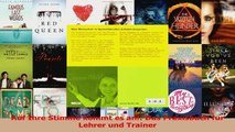 Download  Auf Ihre Stimme kommt es an Das Praxisbuch für Lehrer und Trainer Ebook Frei