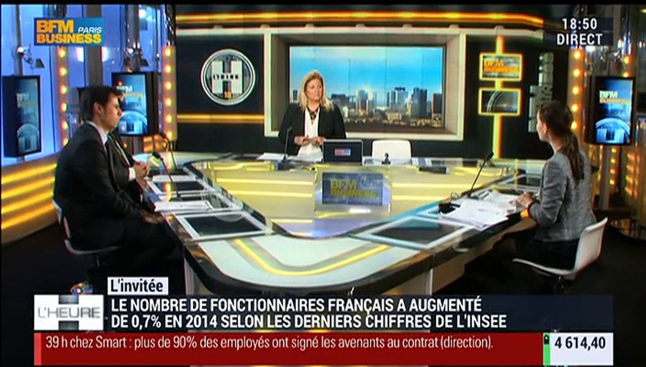 Agnès Verdier-Molinié commente la hausse du nombre de fonctionnaires français en 2014 - 15/12