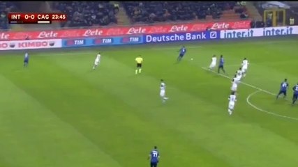 Rodrigo Palacio goal - Inter 1 - 0	 Cagliari - 15/12/2015