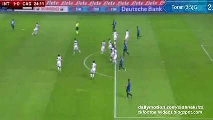 1-0 Rodrigo Palacio Goal - Inter v. Cagliari Coppa Italia 15.12.2015 HD