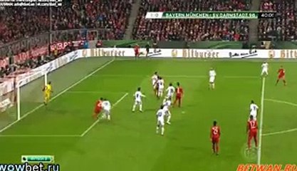 Xabi Alonso Goal - Bayern Munich 1 - 0 Darmstadt - 15_12_2015