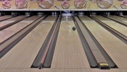 Spinning Bowling Ball Trick Shot