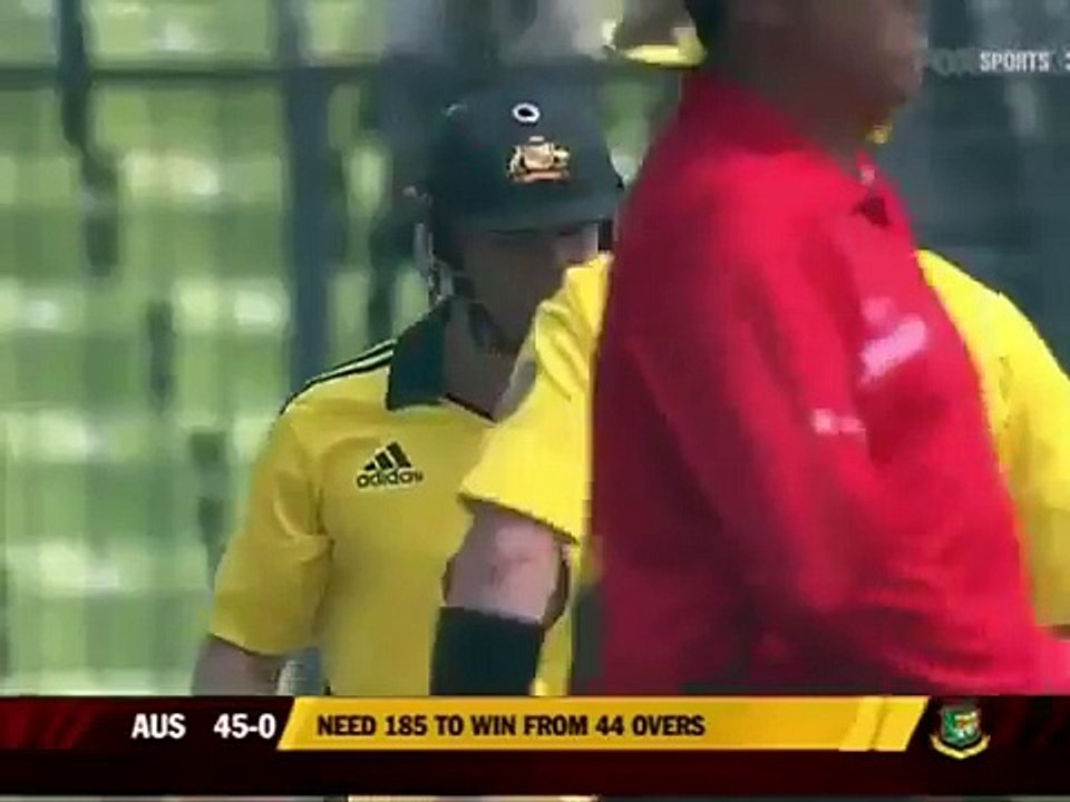 Shane Watson 185 in 96 Balls Australia VS Bangladesh