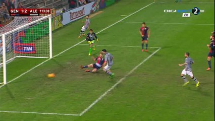 Riccardo Bocalon Goal - Genoa 1-2 Alessandria - 15-12-2015