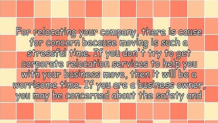 Affordable Corporate Relocation Services