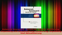 Download  Balanced Scorecard  Schritt für Schritt Einführung Anpassung und Aktualisierung Ebook Online
