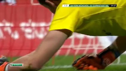 Xabi Alonso Goal Gol Tore 1-0 Bayern vs Darmstadt