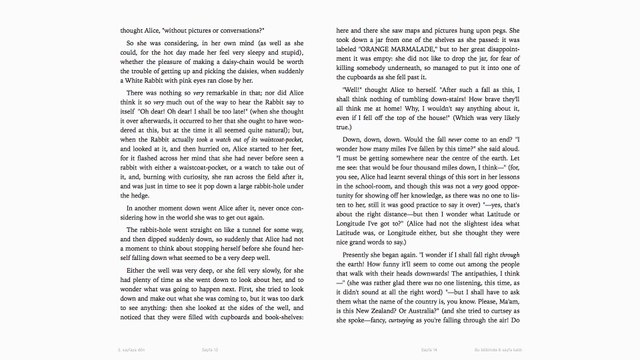 Alice's Adventures In Wonderland by Lewis Carroll