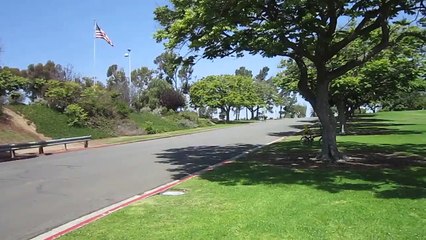 Dave on the 32 inch Beach Cruiser Carving a Turn At Mini CicloSDias