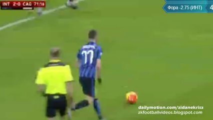2-0 Marcelo Brozovic INCREDIBLE Goal - Inter v. Cagliari Coppa Italia 15.12.2015 HD