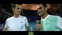 IPTL - Roger Federer v Andy Murray (4-6)-Roger Federer & Andy Murray Post-Match Interview 15.12.2015