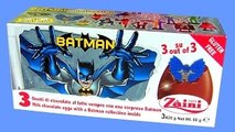 NEW BATMAN Choco Eggs Surprise 3-pack Zaini same as Ovetti Kinder Huevos Sorpresa DC Comic