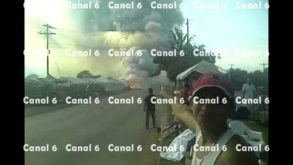 Imágenes impactantes del incendio que consumió cohetería en San Manuel