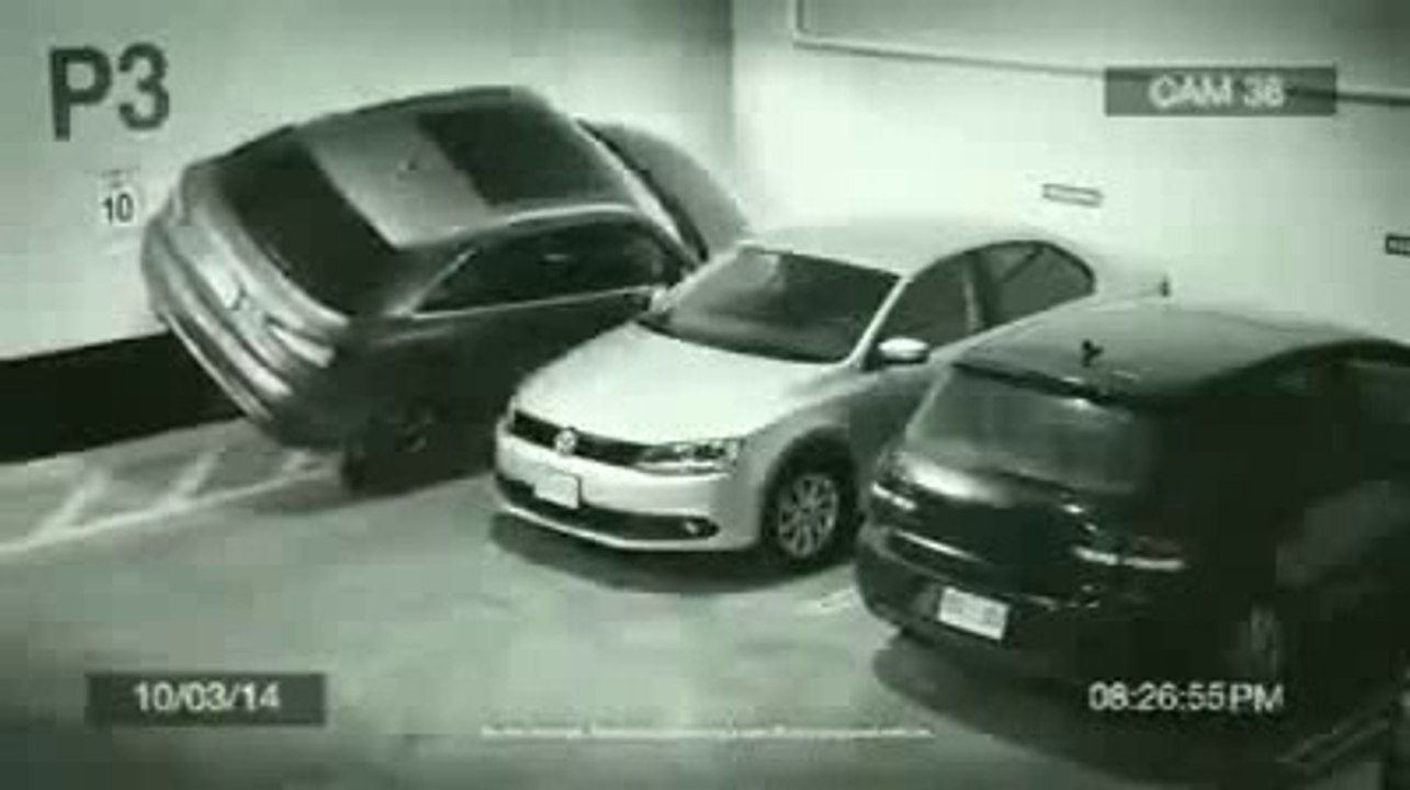 What a funny Parking Style CCTV Footage Must watch