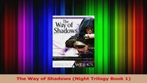 Download  The Way of Shadows Night Trilogy Book 1 Ebook Online