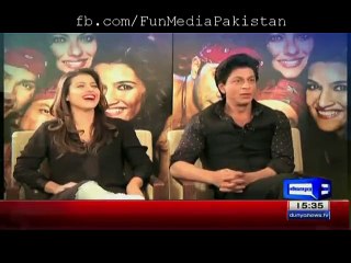 Vasay Chaudhry with Shahrukh khan & Kajol in Mazaq Raat Promo