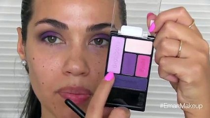 Tutorial Purple Smokey Eye Makeup Eman