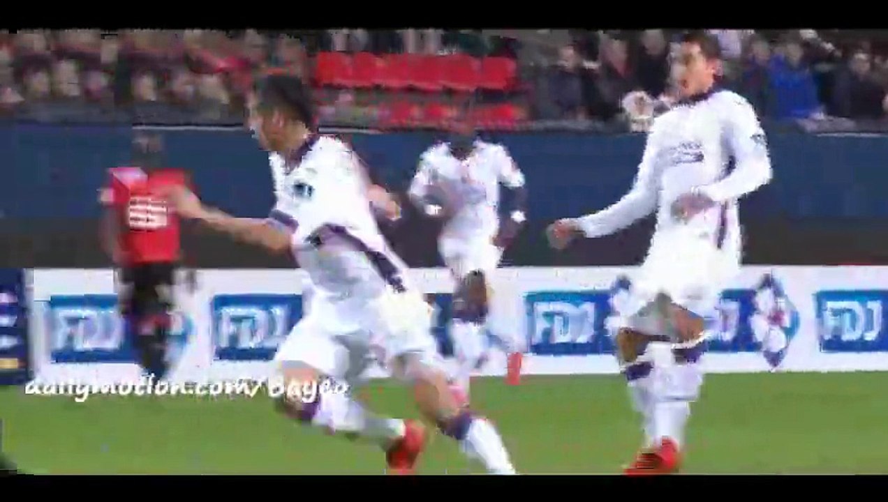 All Goals Rennes 1-3 Toulouse 15-12-2015 Highlights