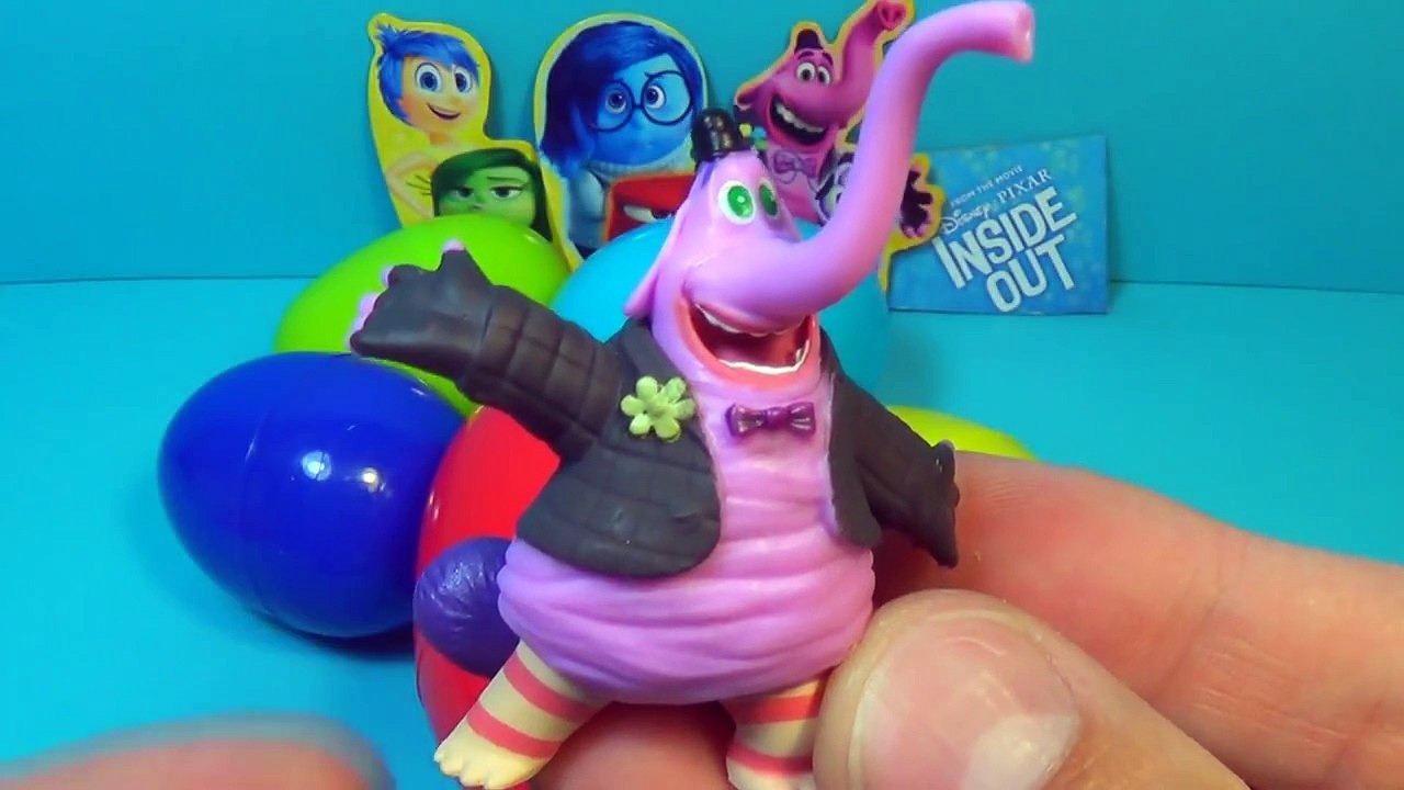 INSIDE OUT surprise eggs!!! Unboxing 6 eggs sur...