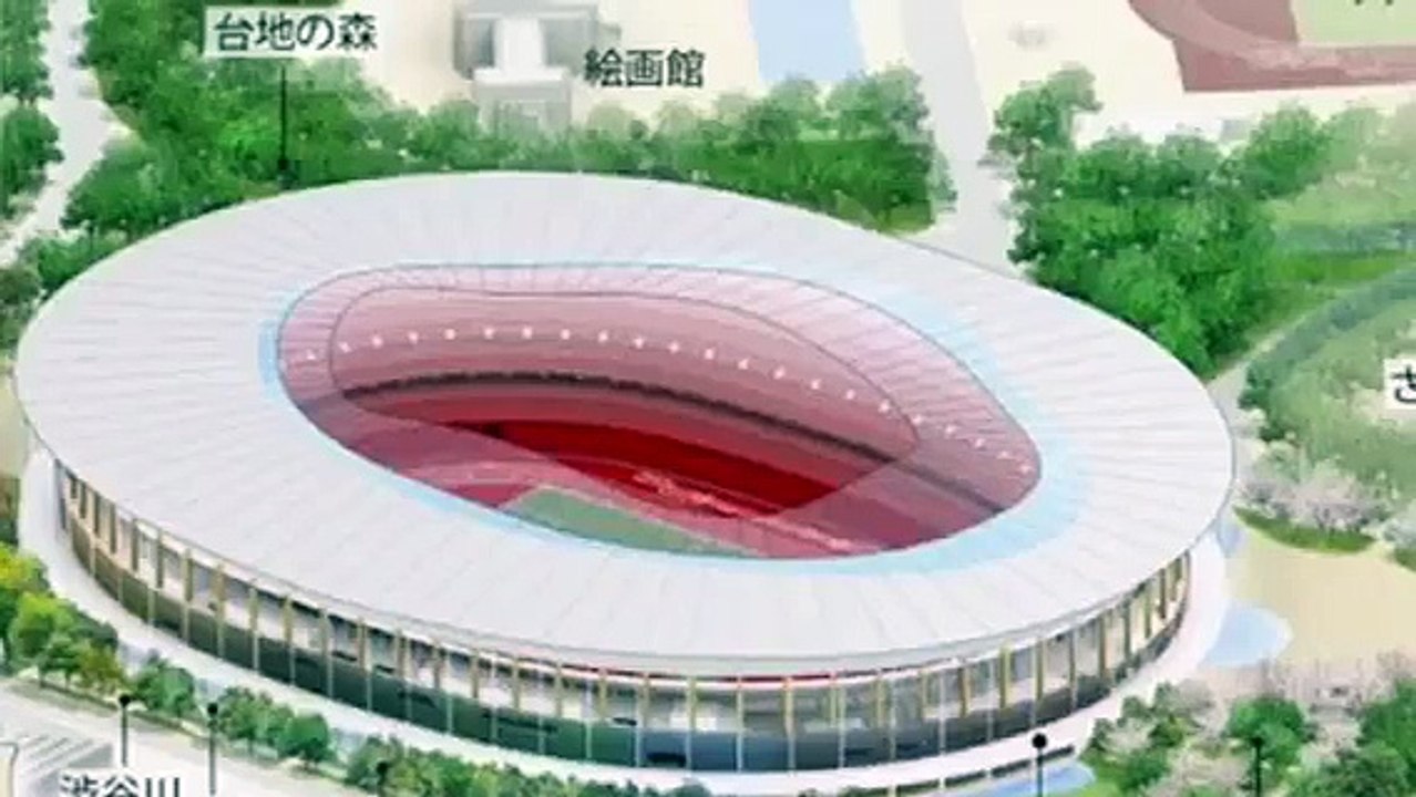 【新デザイン案】新国立競技場 新デザイン案 イメージ図２案を公表　いずれも１５００億円弱 ニュース速報 動画 映像 画像