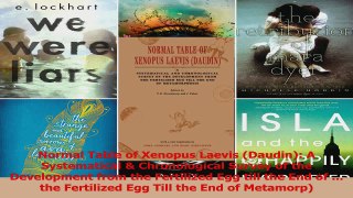 Download  Normal Table of Xenopus Laevis Daudin A Systematical  Chronological Survey of the PDF Online