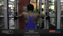 Squats 225lbs - Squats Workout By The Strong Brothers - Squats Exercise Technique