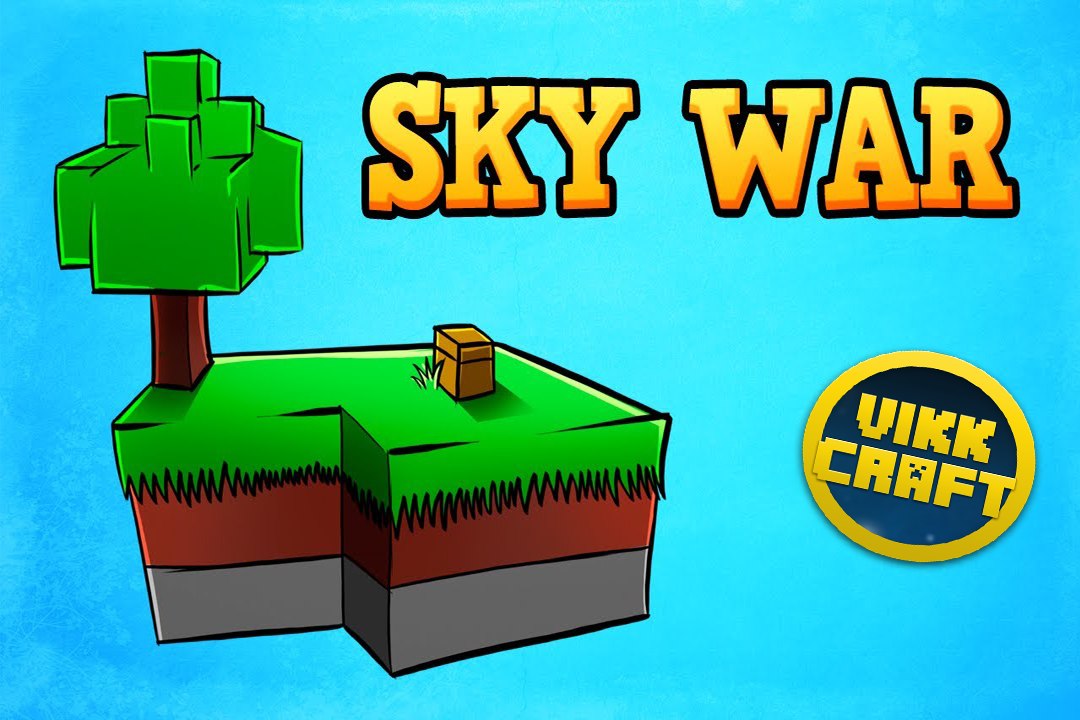 Minecraft : VikkCraft! HACKERS IN SKY WARS?!?!