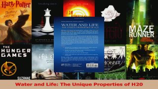 Read  Water and Life The Unique Properties of H20 PDF Free