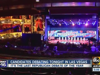 GOP candidates gear up for debate in Las Vegas