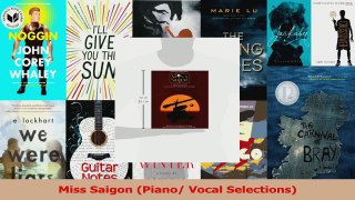 PDF Download  Miss Saigon Piano Vocal Selections PDF Full Ebook