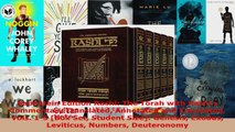 Read  Sapirstein Edition Rashi The Torah with Rashis Commentary Translated Annotated and EBooks Online