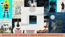 Read  Genesis 115 Volume 1 Word Biblical Commentary EBooks Online