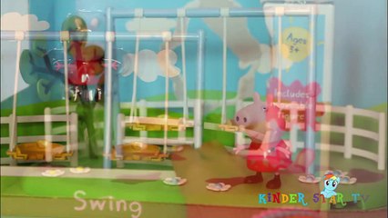 Learn ABC Peppa Pig collage 4K resolution GlitterGlider dolls