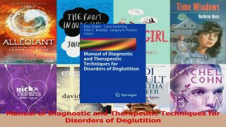PDF Download  Manual of Diagnostic and Therapeutic Techniques for Disorders of Deglutition Download Online