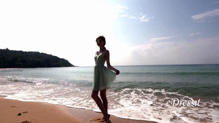 Chic and Sassy Mint Cocktail Bridesmaid Dresses (part 18)