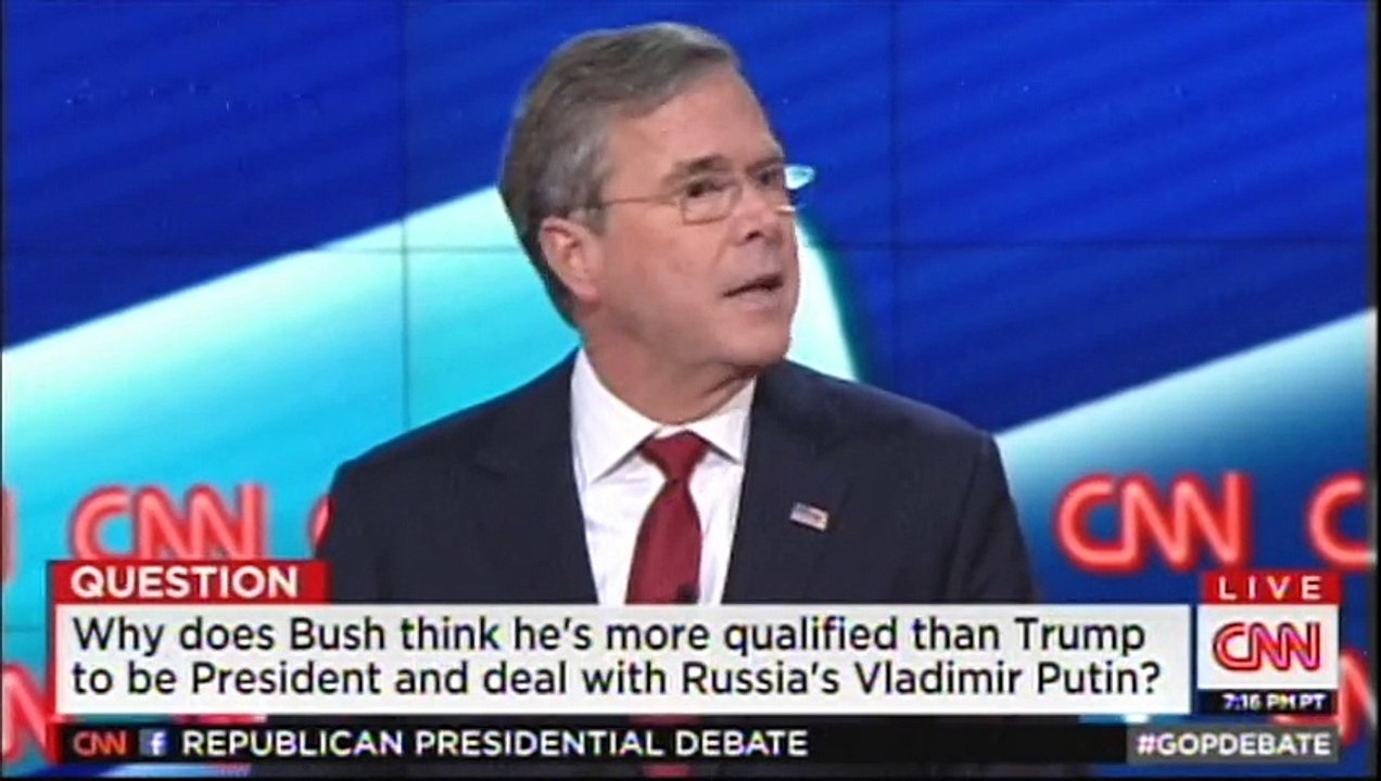 Donald Trump tells off Wolf and Bush