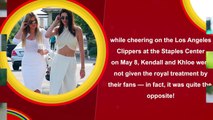 Khloe Kardashian & Kendall Jenner Get Booed At LA Clippers Game
