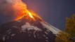 spektakularne obrazy wulkanu w Chile, Villarrica, dom nad jeziorem z duchem i miasta