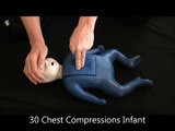 Infant CPR 2010 guidelines training video following New CAB method How to CPR Video