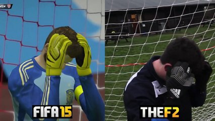 The F2 vs FIFA15 ! Epic Battle: Ronaldo+Bale vs Billy+Jeremy !!!