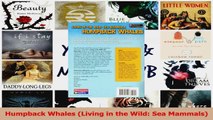 PDF Download  Humpback Whales Living in the Wild Sea Mammals Read Full Ebook