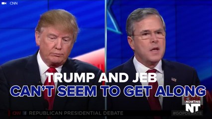 Jeb Bush And Donald Trump Can't Seem To Get Along