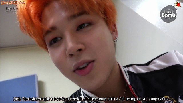 [Sub Español] [BANGTAN BOMB] Jimin's self camera (RUN 151204 ver.)