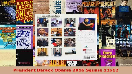 Download  President Barack Obama 2016 Square 12x12 PDF Online