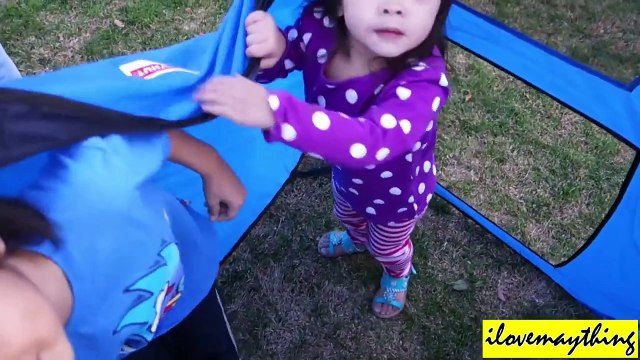 Thomas & Friends Topper and Tent Playtime with Hulyan and Maya :-)