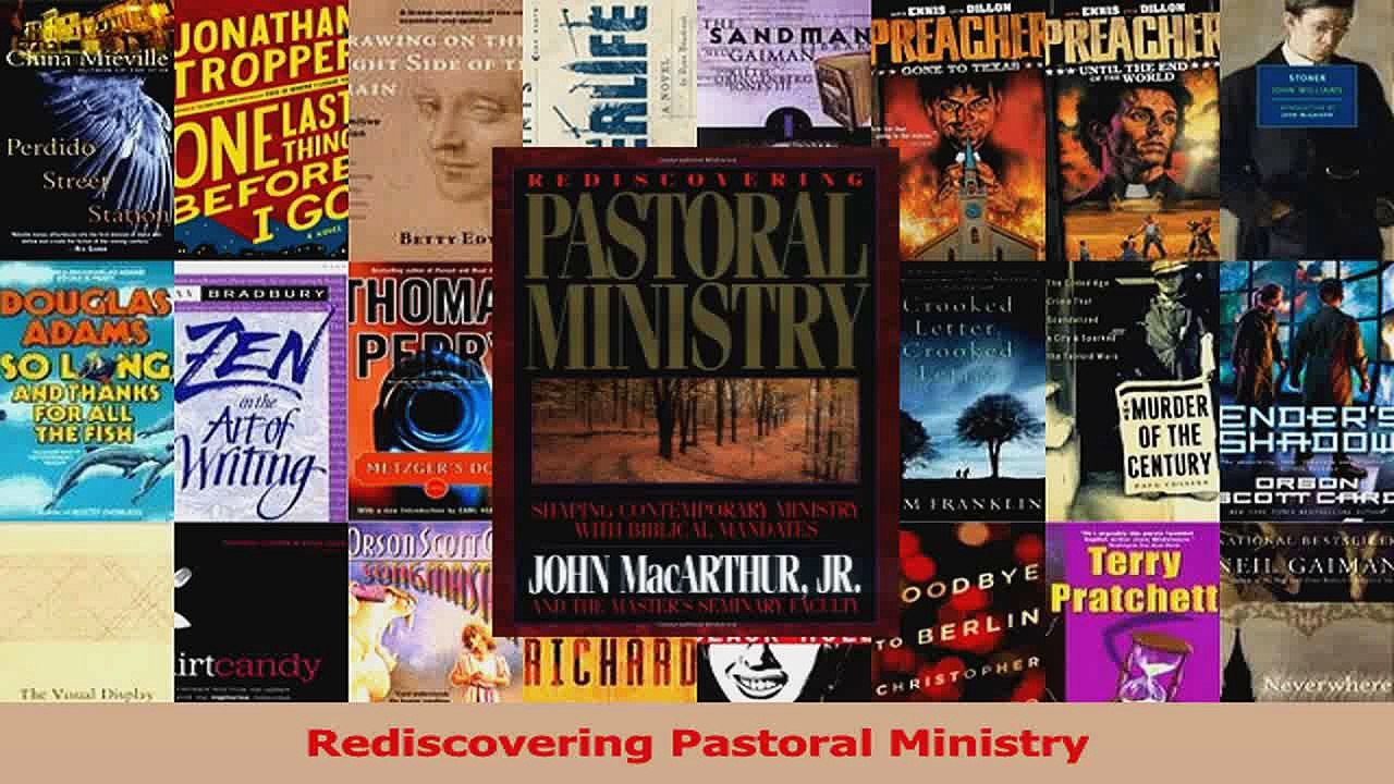 Rediscovering Pastoral Ministry PDF