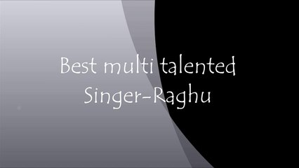 Aspiration want inspiration that's Raghuram Singer!!!
