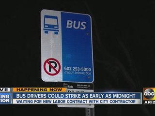 Valley Metro bus driver gear up for strike