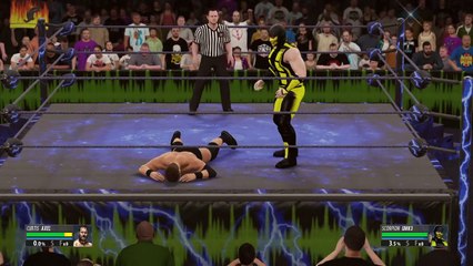 WWE 2K16 curtis axel v scorpion